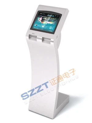 Free Standing Bill Printing Kiosk With Touch Screen