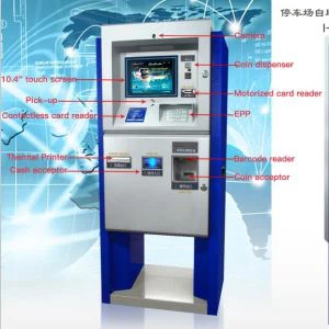 Free Standing Payment Kiosk For Parking Lot